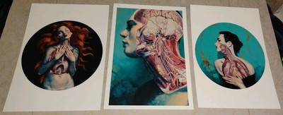 3 Fernando Vicente street urban graffiti art card 8x5 inch postcards
