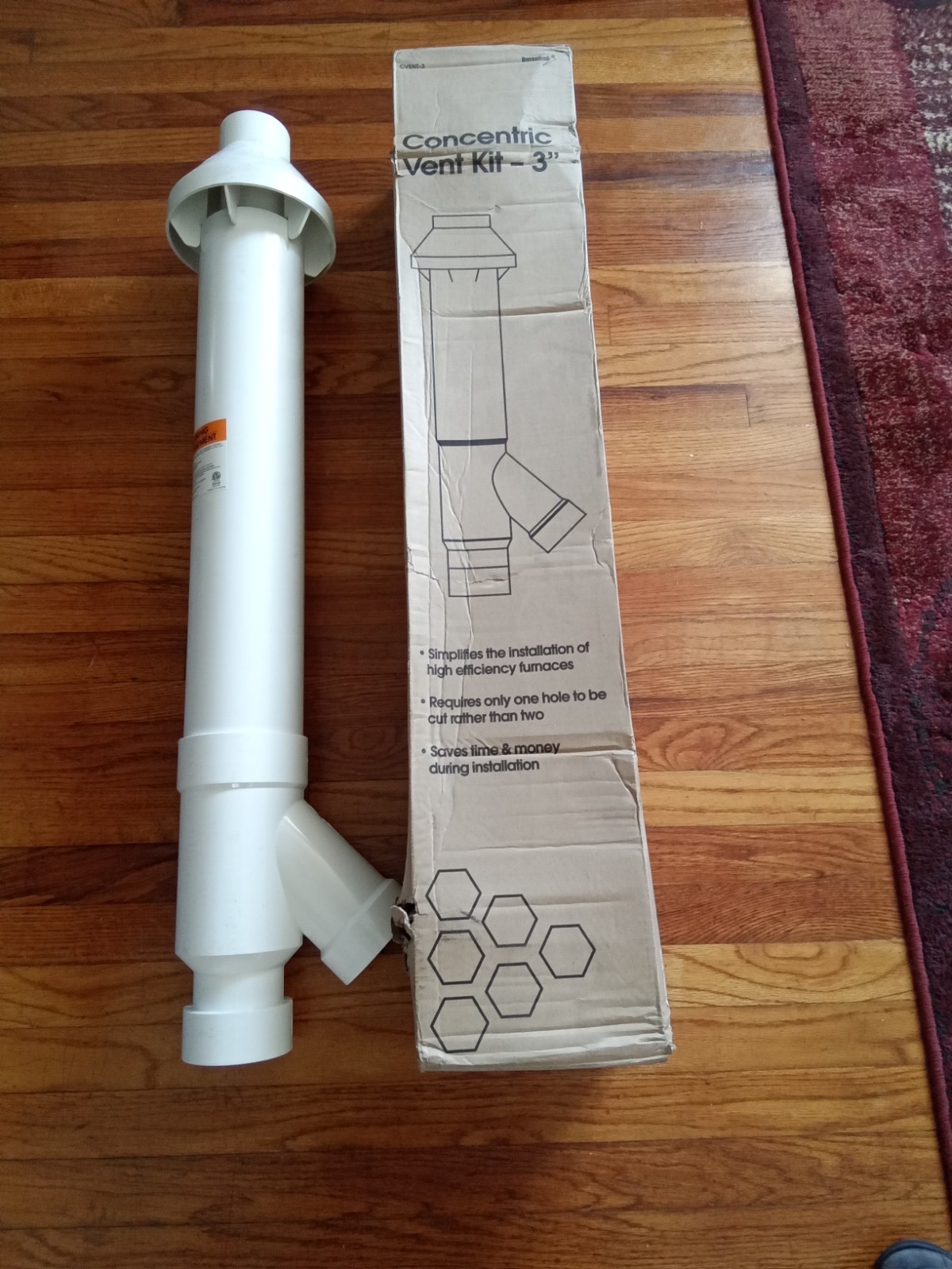 NEW DIVERSITECH CVENT-3 CONCENTRIC VENT TERMINATION KIT