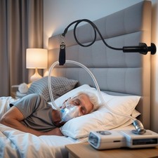 CPAP Hose Holder for Bed, Hose Hanger Avoid Buckling and Prevent Blockage, Ad...