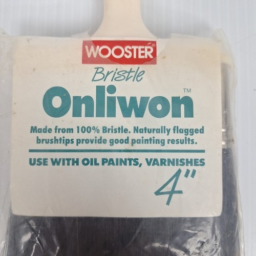 NUEVO Cepillo Wooster 1316 ONLIWON 4 pulgadas pinturas al óleo, barnices - Imagen 3 de 6