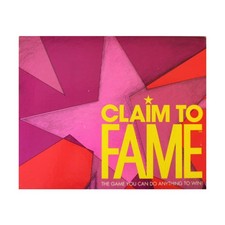 Parker Bros Boardgame Claim to Fame Box Fair/VG+