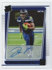 2021 Panini Clearly Donruss D'Wayne Eskridge Rated Rookie RC Autograph #76
