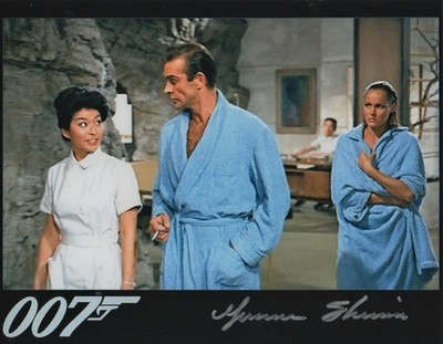 YVONNE SHIMA ( )   Original James Bond 007 Autogramm mit COA ~ Dr. No 1962