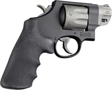 Hogue OverMolded Rubber MonoGrip S&W K, L, N, X, Z-Frame Round Butt Blk