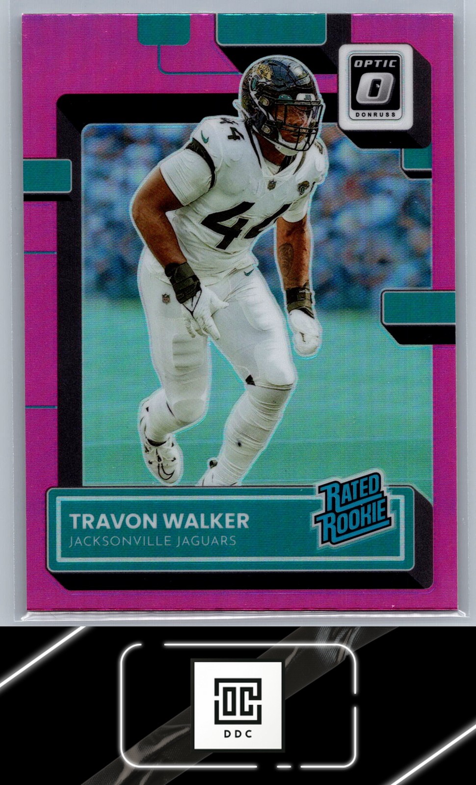 2022 Donruss Optic #225 Travon Walker Pink