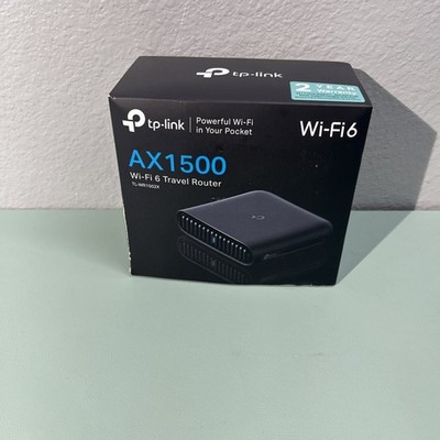 TP Link Wi-Fi 6 Travel Router TL-WR1502X AX1500 Portable/Multiple Mode 