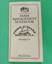 John Deere Farm Management Notebook (150th Anniversary Edition) No Dealer Name