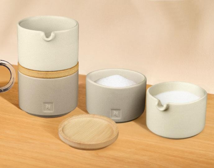NEW Nespresso Stackable Serving Set ~ in Box, Barista