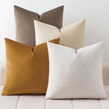 a moment Waterproof Throw Pillow Covers Set of 4,20x20 Inch Outdoor Stain Resist