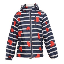 Pocopiano, Regenjacke, Mädchen, Größe: 122/128, Blau/Weiß/Rot #FsL