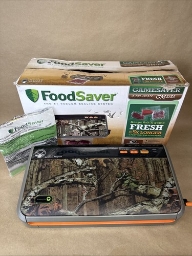 Foodsaver GameSaver Wingman Vakuumierer GM2150 Camo Jagd Fleisch Wild Versiegelung - Bild 1 von 15