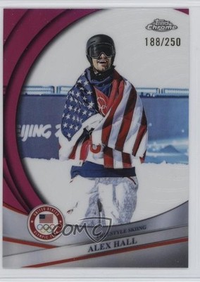 2026 Chrome US Winter Olympic & Paralympic Team Hopefuls /250 Alex Hall #51 1n5