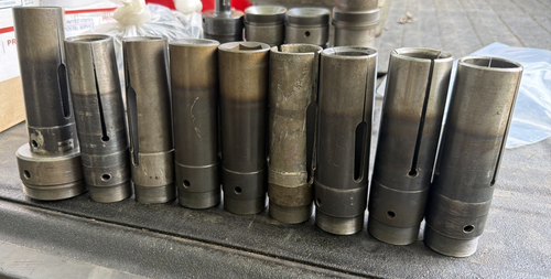 9pc B&S 22D Feed Finger Collet Lot W 27-22D Adapter Brown Sharpe Screw Machine - Picture 15 of 15