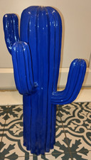 Blauer Harz Kaktus Ornament Home Decoration