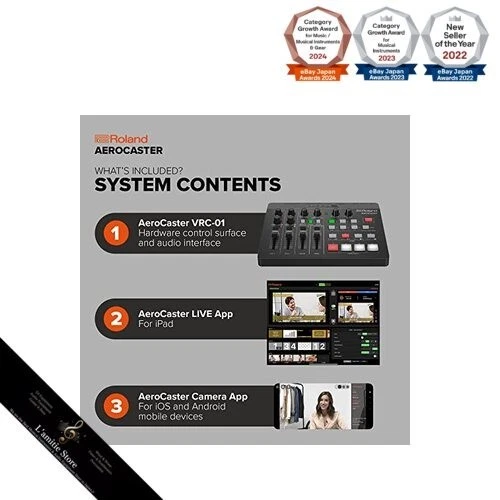 Roland Roland Aero Caster VRC-01 Full-Scale Recording und Live Distribution sind - Bild 2 von 4