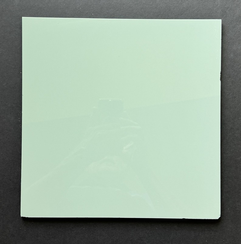 VITROLITE LOF Glass Jade Color 12” X 12” X 5/16”