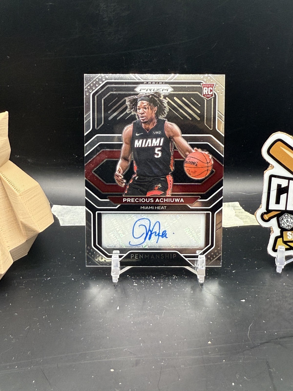 Precious Achiuwa 2020-21 Prizm Penmanship Rookie Auto Heat (CBR)