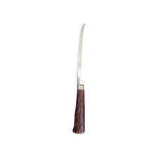 Vintage Stainless 9" Faux Antler Tomato Filet Boning Knife Made In USA 5" Blade