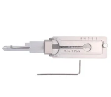 Key Decoder 2 in 1 Stainless Steel Key Hook Tool Hardware For Repair Maintenance