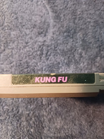 Kung Fu Black Box 1980s Authentic Vintage Nintendo Nes GameCartridge WORKING!!!
