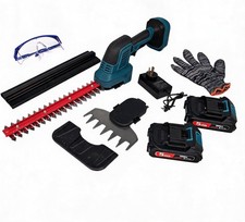 2 in 1 Cordless Hedge Trimme, 21V Electric Shrub Trimmer Lawn Pruning Tool