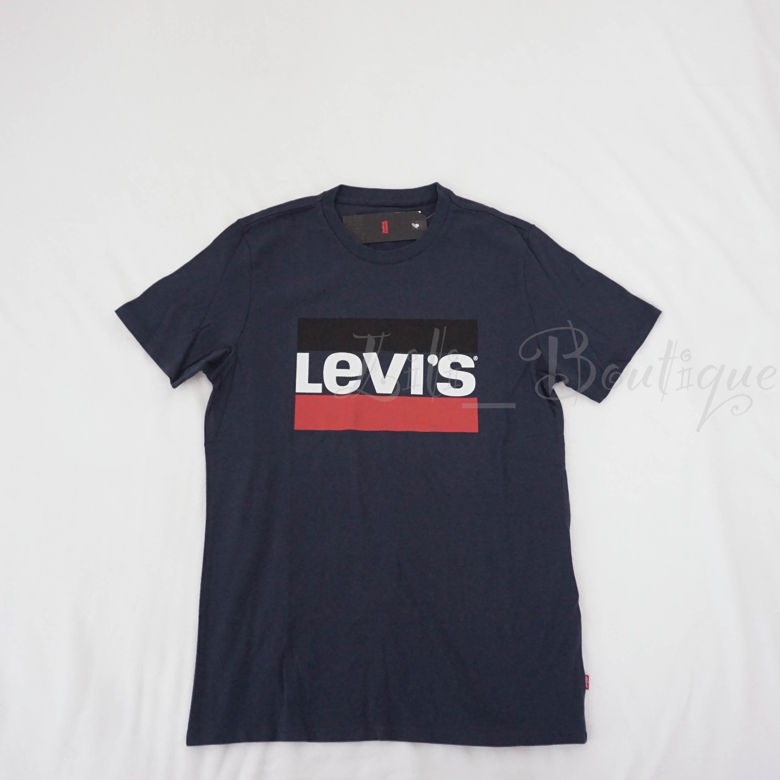 Levi&apos;s Men Sportswear Logo Tee Shirt Top Cotton Navy White Red Black NWT Size S
