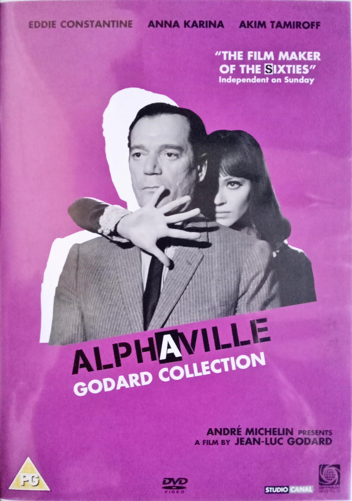 Alphaville DVD Eddie Constantine Anna Karina Jean-Luc Godard