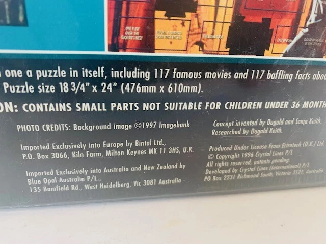 Rompecabezas De Colección BGI Sellado Nuevo Quiz Game Trivia 252 piezas Qué Película es Esa Nuevo en Caja Foto 4 de 4