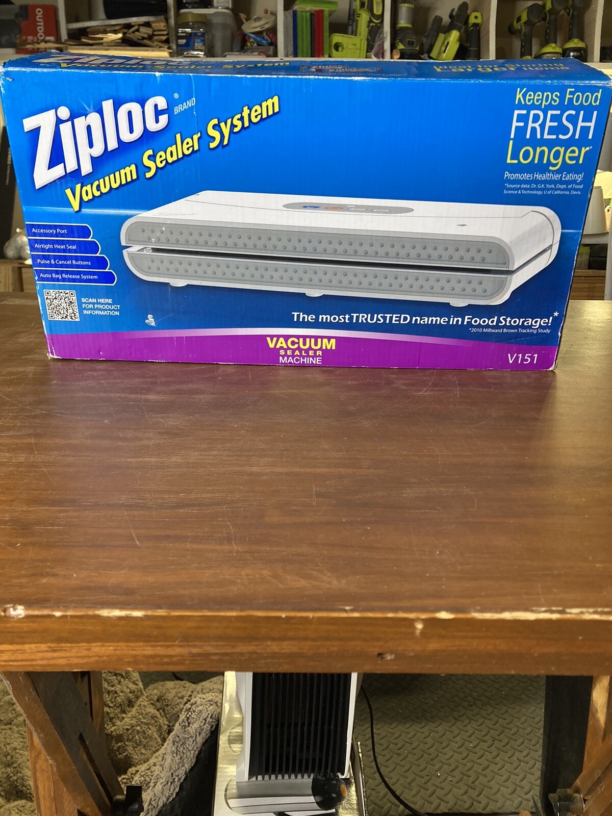 ZIPLOC Vacuum SEALER System Model v151 FOOD SAVER Machine Open Box eBay