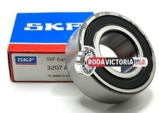 SKF 5207-2RS Angular Contact Ball Bearing, Rubber Sealed 35x72x27 mm
