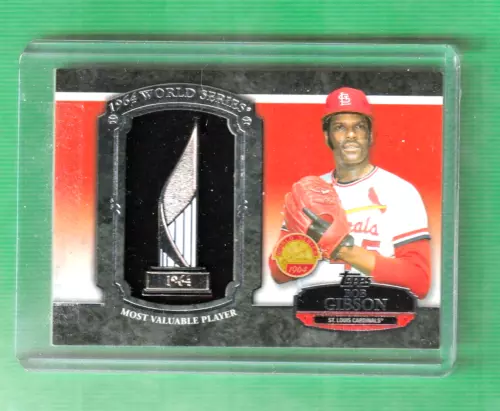 Bob Gibson 2013 Topps 1964 World Series MVP Trophy Baseball #WSMVP-BG