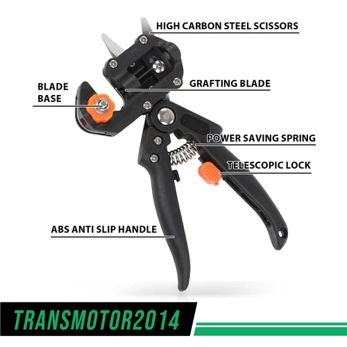 Garden Tree Grafting Knife Cutting Tool Kit Pruning Pruner Shears Snip Scissors - Picture 6 of 10