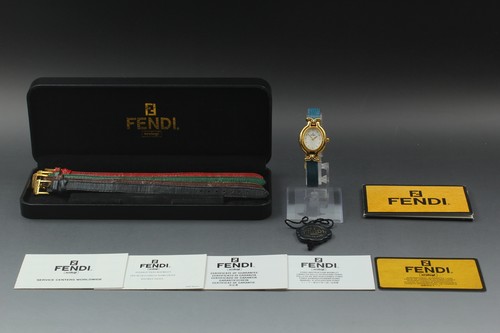 【Exc+5 In Box】Fendi Chameleon 640L 5 Color Gold Women's Quartz Watch From JAPAN - Picture 5 of 11