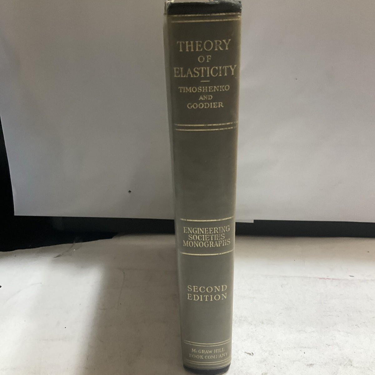 Theory of Elasticity Timoshenko & Goodier 2nd Ed. Enginering