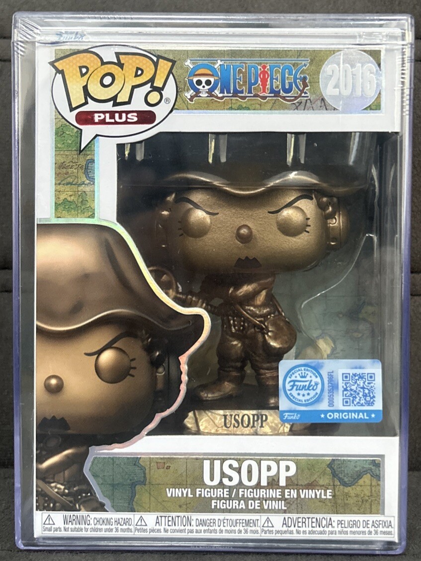 Funko Pop USOPP Estatua Bronce Una Pieza #2016-25 Aniversario-ENVÍO GRATUITO