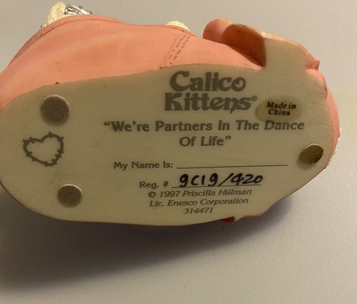 Enesco Calico Kätzchen Mutterschaf warm mein Herz Weihnachten plus 2 weitere 3 Stück - Bild 2 von 4