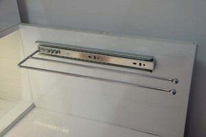 Tea Towel Slide Pull Out Rail Holder Rack Kitchen Laundry Storage Tea Towel Slide Pull Out Rail Holder