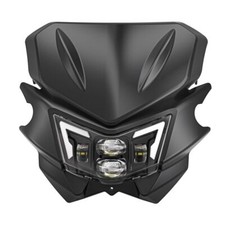 Pair Of Turn Signal Lights For Kawasaki KLX250S (2009-2014) - Clear Lens, Black Housing, Halogen Bulbs 3 thumbnail image
