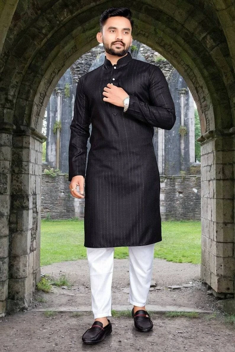 Navy Blue Colour Outluk 83 New Designer Ethnic Wear Mens Kurta Pajama With  Jacket Collection 83002 - The Ethnic World