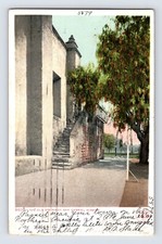 Postcard California San Gabriel CA Mission Stairway Steps 1909 Posted Undivided