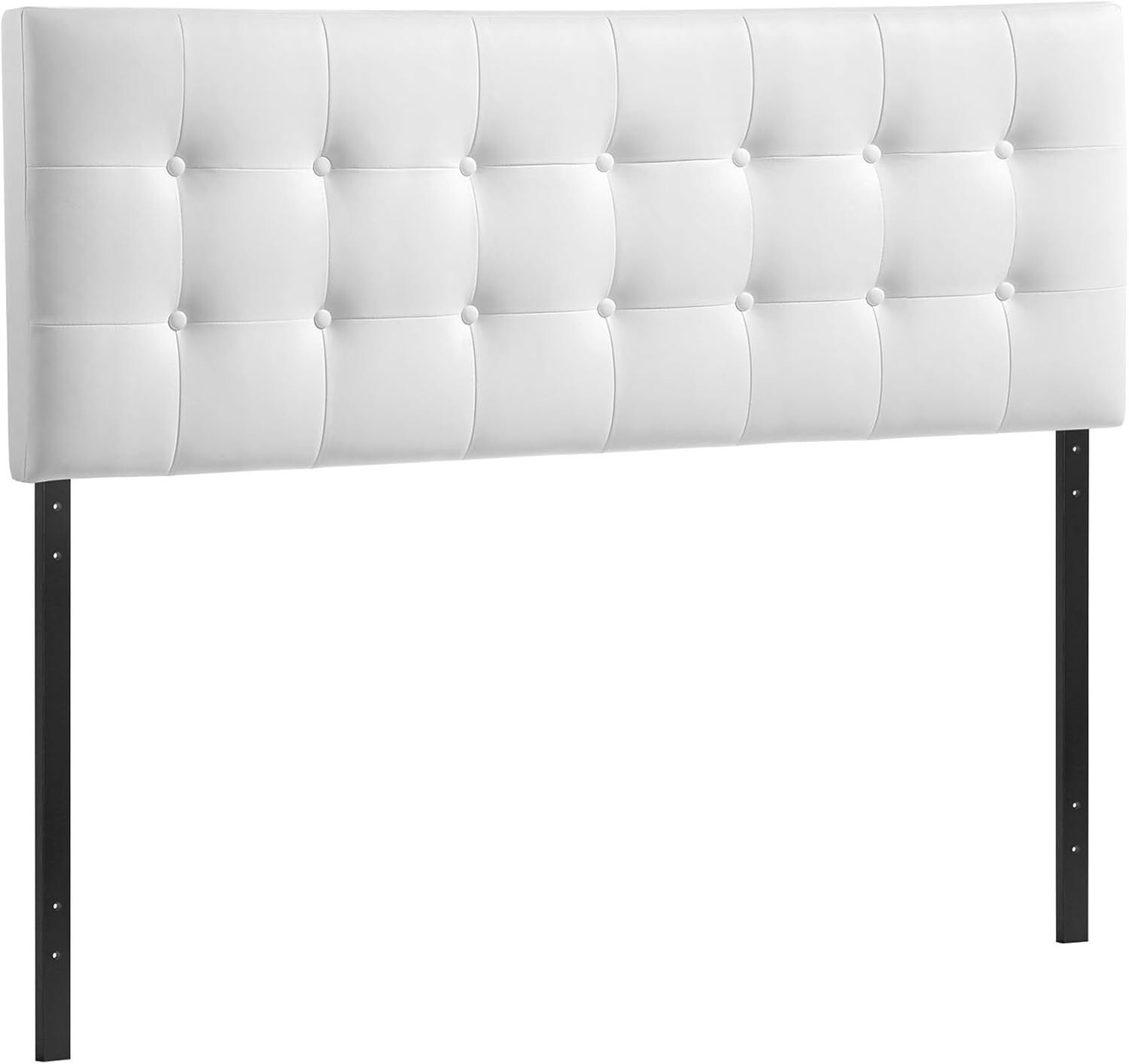 Modway MOD-5173 Emily Tufted Button Faux Leather Upholstered Full Headboard