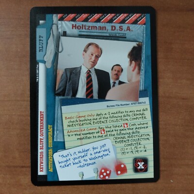 1997 X-Files, The Truth is Out There (TTIOT) commons.  Choose your card.