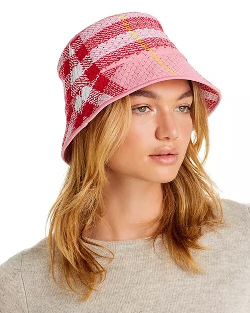 ハット Burberry Bucket Hat With Check Pattern 0400021263267_SNUGCHECK?wid=