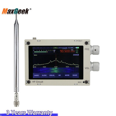 HiFi Audio 50KHz-2GHZ 3.5'' Malachite-DSP1 SDR Radio AM/SSB/NFM/WFM w/ Speaker