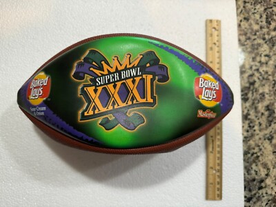 Super Bowl XXXi Commemorative Football Baked Lays Potato Chips 