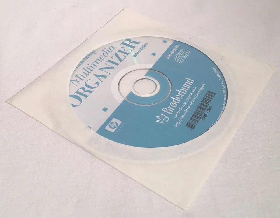 Print Shop Multimedia Organizer Vintage Windows 3.1 95 98 Software CD-ROM - Image 2 of 3