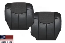 2002 For Chevy Avalanche Replacement Real LEATHER Seat Covers in Dark Gray