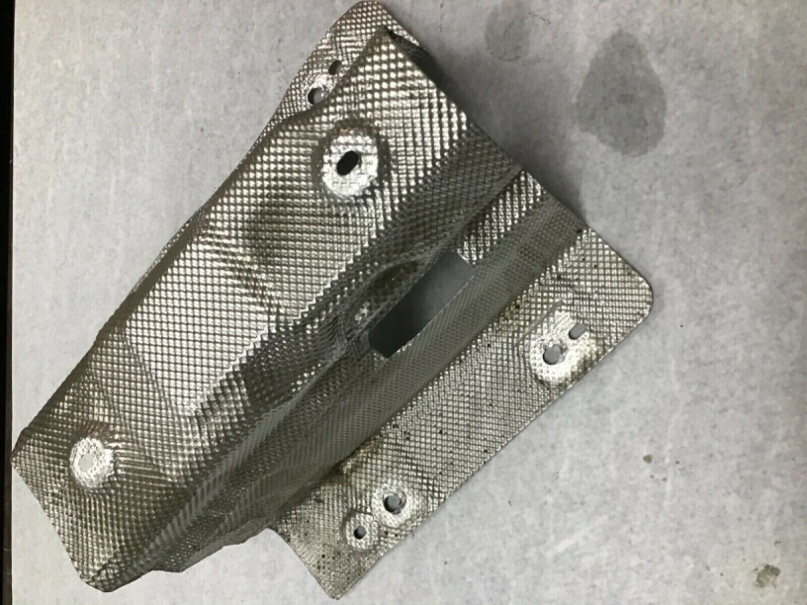 Maserati GranTurismo M145 Center tunnel heat shield foil aluminum