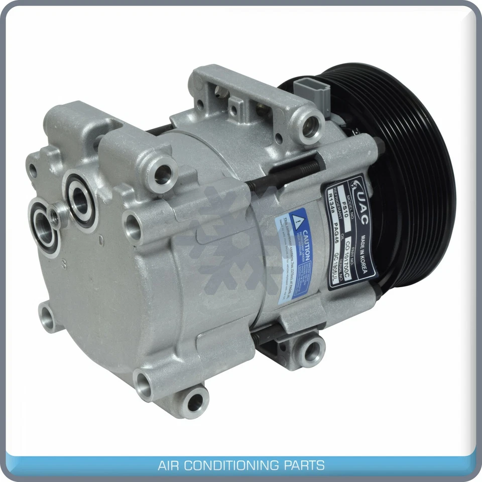 AC Compressor FS10 fits Ford F-250 Super Duty, F-350 Super Duty, F-450 Sup... QR - Image 3 of 4