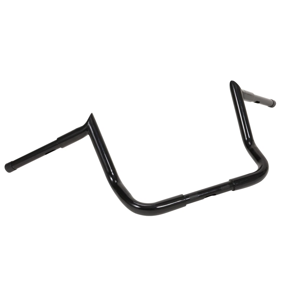 12" Black Meathook Ape Hanger Bars For 1986-UP Harley Electra Glide Street Glide - Image 3 of 4